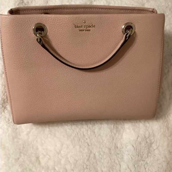 Kate Spade Pink bag, leather, NWOT, never used, many interior compartments - Picture 1 of 10